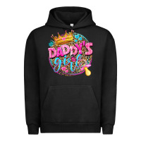 Pigment Black daddys girl Urban Hoodie - NancyCooperArtShop