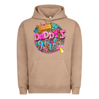 Pigment Burro daddys girl Urban Hoodie - NancyCooperArtShop