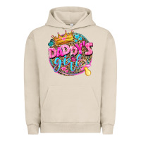 Pigment French Oak daddys girl Urban Hoodie - NancyCooperArtShop