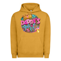 Pigment Peanut Butter daddys girl Urban Hoodie - NancyCooperArtShop