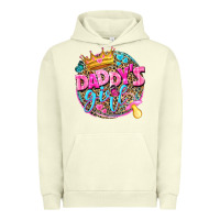 Pigment Pistachio daddys girl Urban Hoodie - NancyCooperArtShop