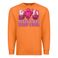 Carrot Boo Scare Away Breast Cancer Premium Sweatshirt - texasbilliewilder