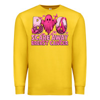 Lemon Boo Scare Away Breast Cancer Premium Sweatshirt - texasbilliewilder