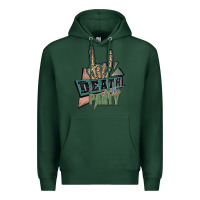Sports Green death of the party white Premium Hoodie - JahusDesignShop