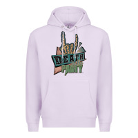 Lilac death of the party white Premium Hoodie - JahusDesignShop