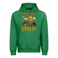 Emerald desert child cactus Urban Hoodie - NancyCooperArtShop