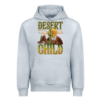 Heather Grey desert child cactus Urban Hoodie - NancyCooperArtShop