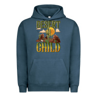 Pigment Midnight Navy desert child cactus Urban Hoodie - NancyCooperArtShop