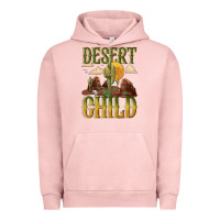 Pigment Salmon desert child cactus Urban Hoodie - NancyCooperArtShop