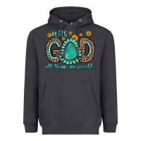 Smoke with god all things are possible gemstone Heavyweight Hoodie - Zillion Design Studio