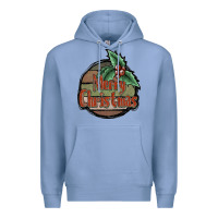 Colony Blue Merry Christmas Premium Hoodie - JahusDesignShop