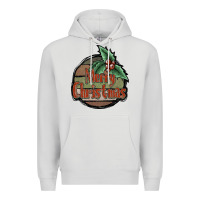 Dove Grey Merry Christmas Premium Hoodie - JahusDesignShop