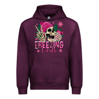Mauve Wine freezing to death winter skull Urban Hoodie - Jasminsmagicworld