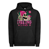 Pigment Black freezing to death winter skull Urban Hoodie - Jasminsmagicworld