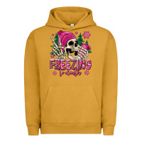 Pigment Peanut Butter freezing to death winter skull Urban Hoodie - Jasminsmagicworld