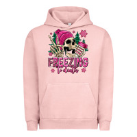 Pigment Salmon freezing to death winter skull Urban Hoodie - Jasminsmagicworld