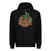 Black Merry Christmas Premium Hoodie - JahusDesignShop