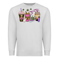 Dove Grey weed coffee cups Premium Sweatshirt - Zillion Design Studio