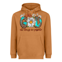 Meerkat with god all things are possible daisy Heavyweight Hoodie - Zillion Design Studio
