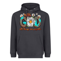 Smoke with god all things are possible daisy Heavyweight Hoodie - Zillion Design Studio