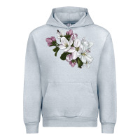 Heather Grey apple blossom Urban Hoodie - LillyAllenDesigns