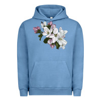 Pigment Pebble Blue apple blossom Urban Hoodie - LillyAllenDesigns