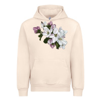 Sandshell apple blossom Urban Hoodie - LillyAllenDesigns