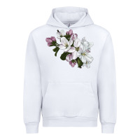 White apple blossom Urban Hoodie - LillyAllenDesigns