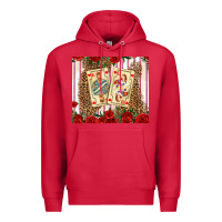 Cardinal valentines day playing cards Premium Hoodie - AdoDesignShop