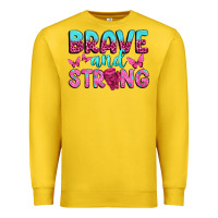 Lemon Brave and Strong Premium Sweatshirt - texasbilliewilder
