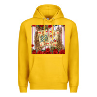 Lemon valentines day playing cards Premium Hoodie - AdoDesignShop