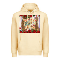 Pina Colada valentines day playing cards Premium Hoodie - AdoDesignShop