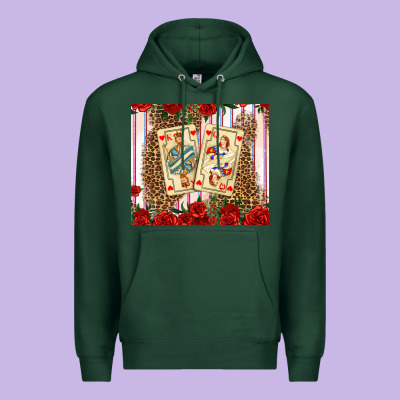 Valentines Day Playing Cards Premium Hoodie Designed By Adodesignshop