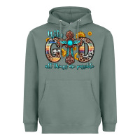 Sage with god all things are possible cross Heavyweight Hoodie - Zillion Design Studio