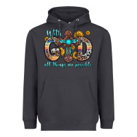 Smoke with god all things are possible cross Heavyweight Hoodie - Zillion Design Studio
