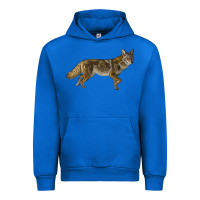 Cobalt coyote Urban Hoodie - LillyAllenDesigns