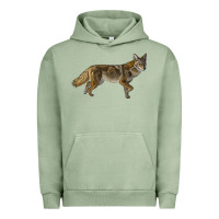 Pigment Oil Green coyote Urban Hoodie - LillyAllenDesigns