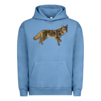 Pigment Pebble Blue coyote Urban Hoodie - LillyAllenDesigns