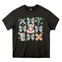 Asphalt easter bow Heavy Core Tee - CowhideDigitalArt