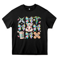 Black easter bow Heavy Core Tee - CowhideDigitalArt