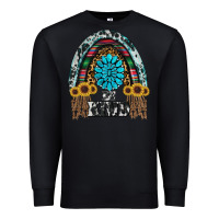 Black western rainbow  be kind Premium Sweatshirt - RanaPortraitStore