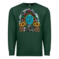 Sports Green western rainbow  be kind Premium Sweatshirt - RanaPortraitStore