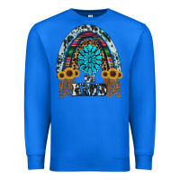 True Royal western rainbow  be kind Premium Sweatshirt - RanaPortraitStore
