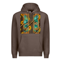 Coffee aztec and sunflowers Premium Hoodie - BundleAndBundleShop