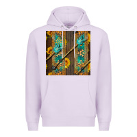 Lilac aztec and sunflowers Premium Hoodie - BundleAndBundleShop