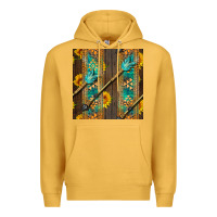 Mustard aztec and sunflowers Premium Hoodie - BundleAndBundleShop
