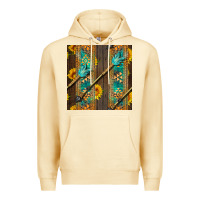 Pina Colada aztec and sunflowers Premium Hoodie - BundleAndBundleShop