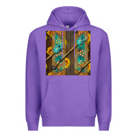 Purple aztec and sunflowers Premium Hoodie - BundleAndBundleShop