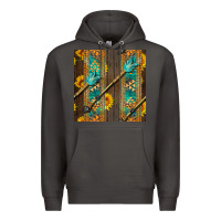 Smoke aztec and sunflowers Premium Hoodie - BundleAndBundleShop