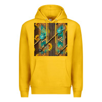 Lemon aztec and sunflowers Premium Hoodie - BundleAndBundleShop